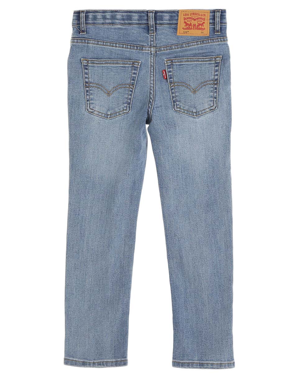 Jeans skinny Levi's 510 lavado claro para niño