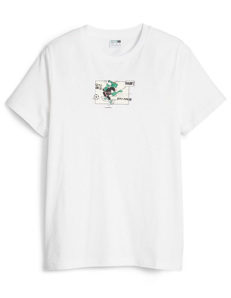 Playera Puma manga corta para niño