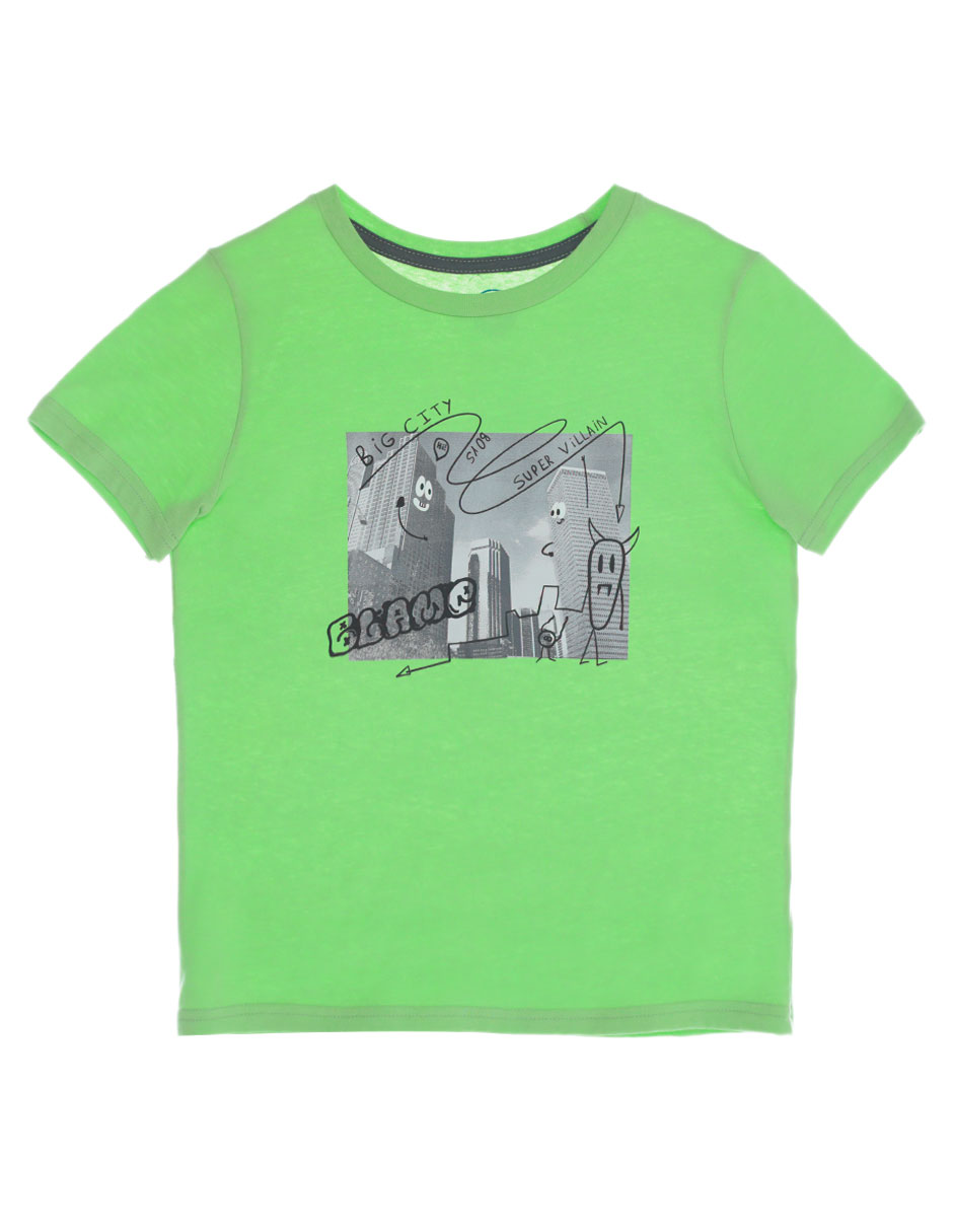 Playera manga corta para niño Playera manga corta para niño