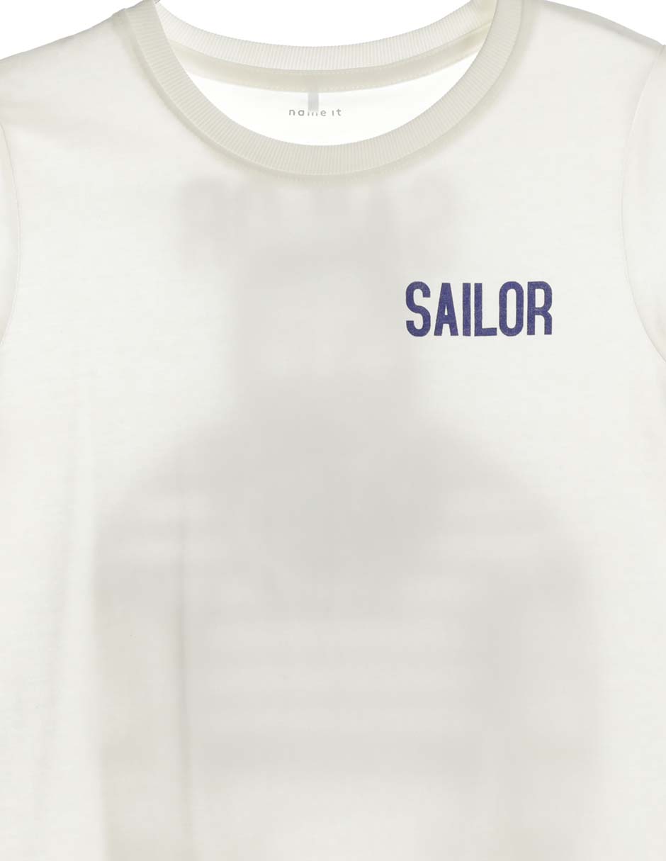 Playera Sailor manga corta para niño