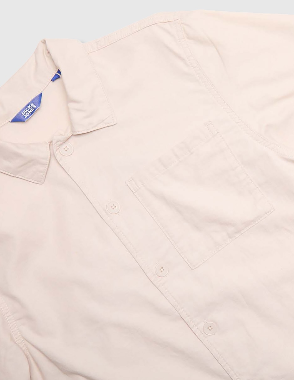 Camisa casual de algodón manga larga para niño 2