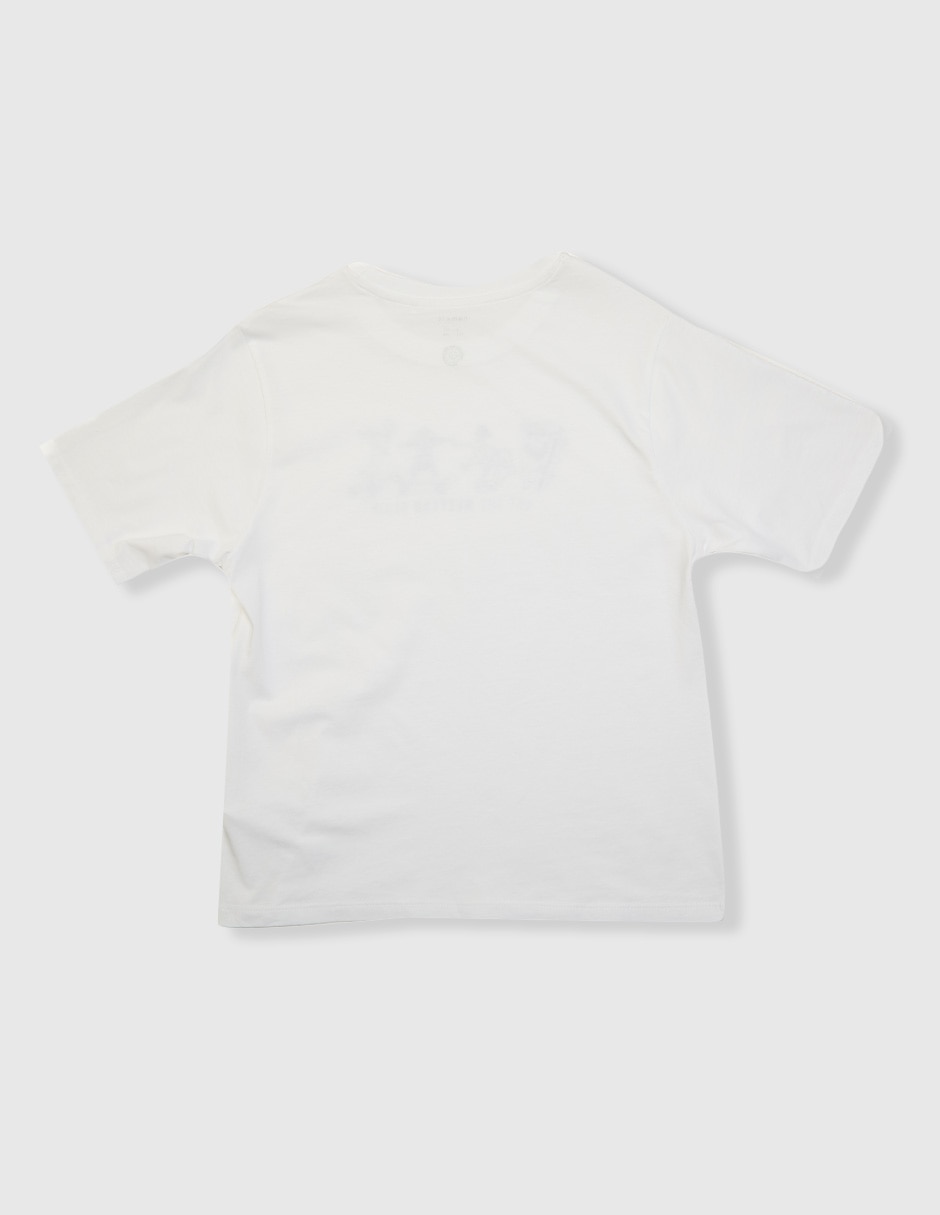 Playera manga corta para niño