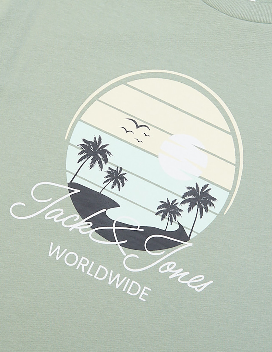 Playera manga corta para niño