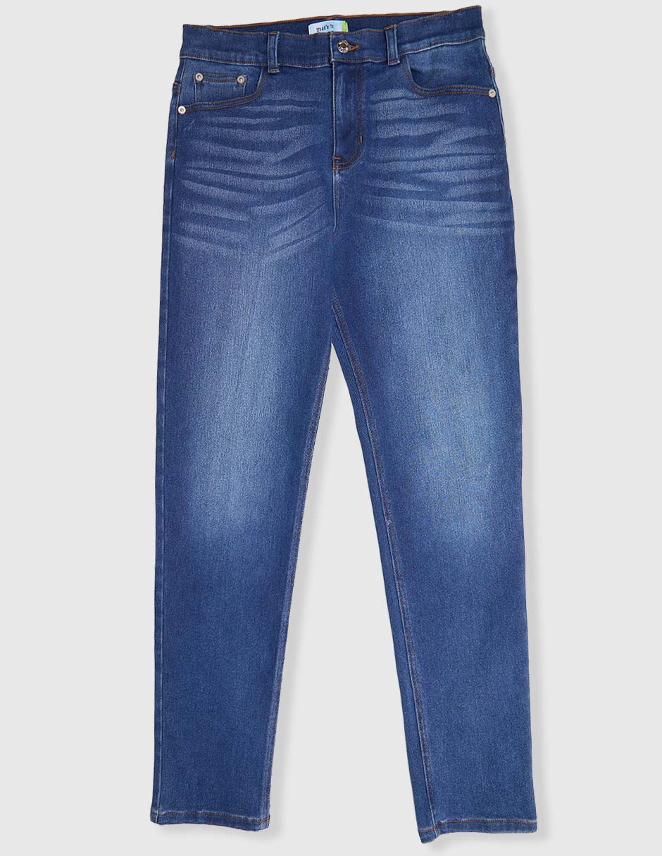 Jeans slim deslavado para niño Jeans slim deslavado para niño