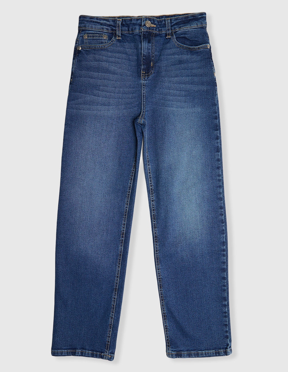 Jeans straight That's It deslavado para niño
