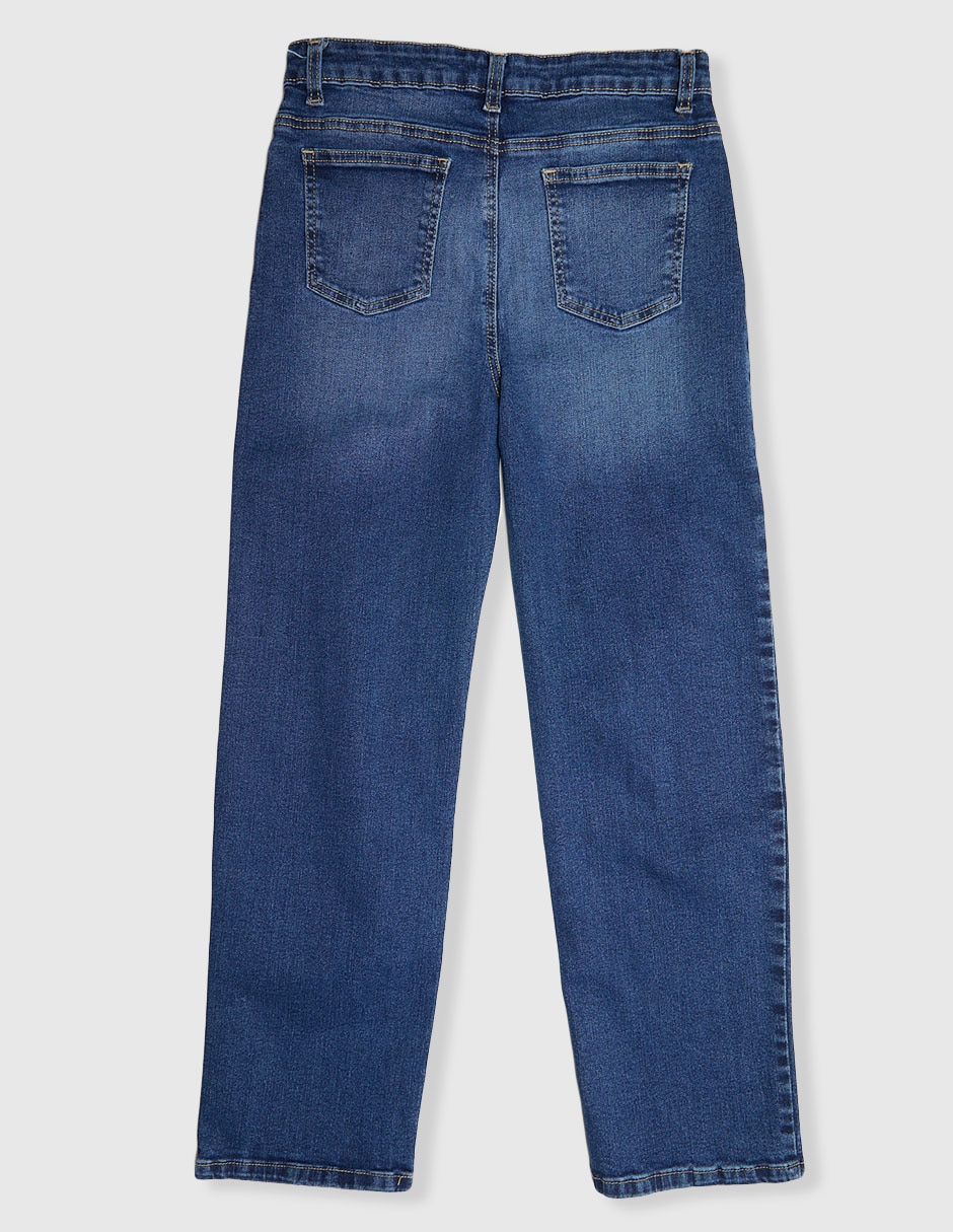 Jeans straight That's It deslavado para niño