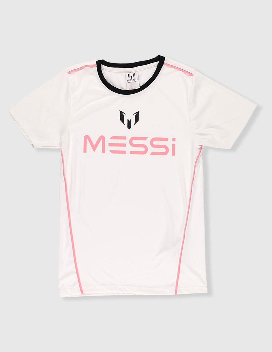Playera Messi manga corta para niño Playera Messi manga corta para niño