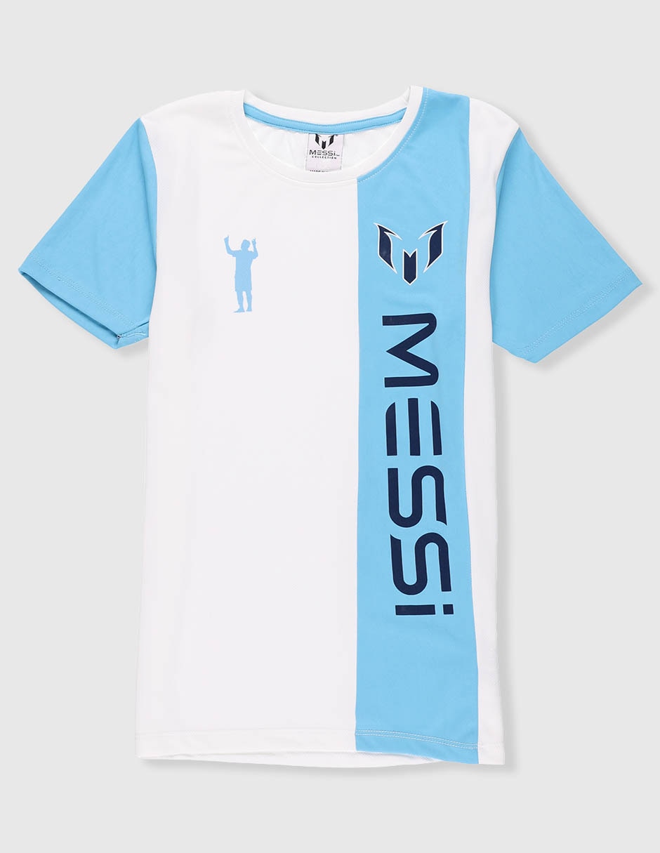 Playera Messi manga corta para niño