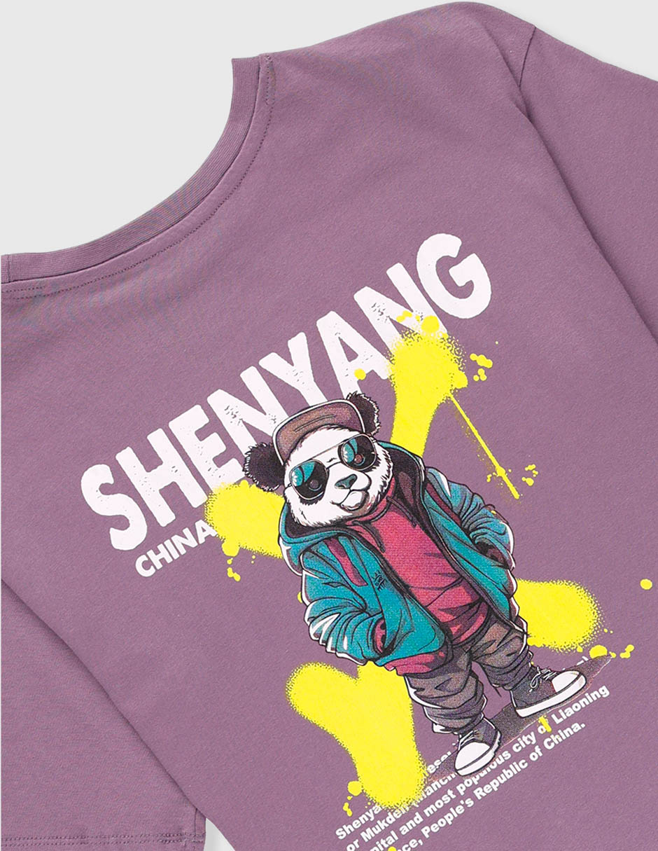 Playera manga corta para niño 7