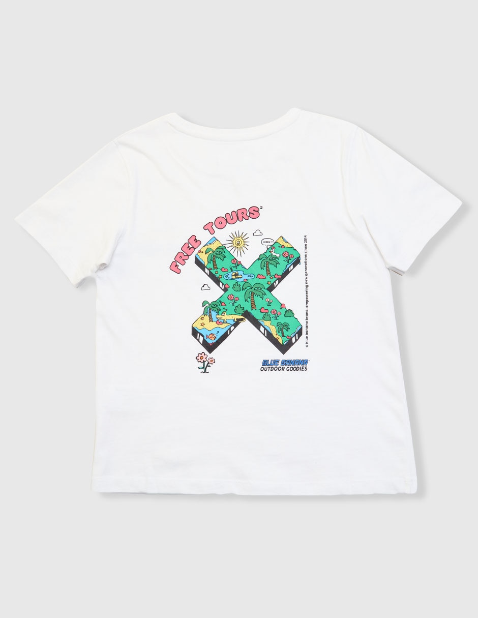 Playera manga corta para niño