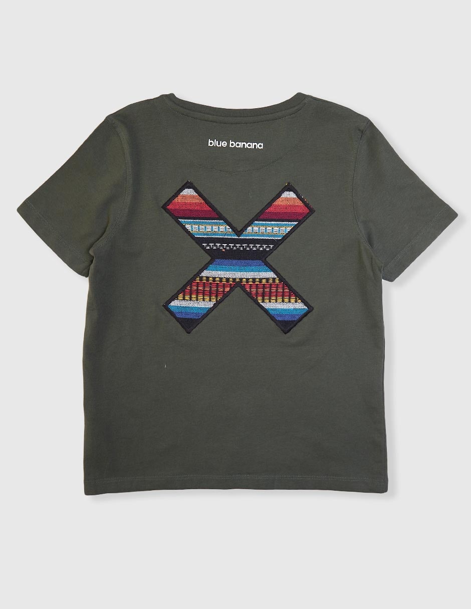 Playera manga corta para niño