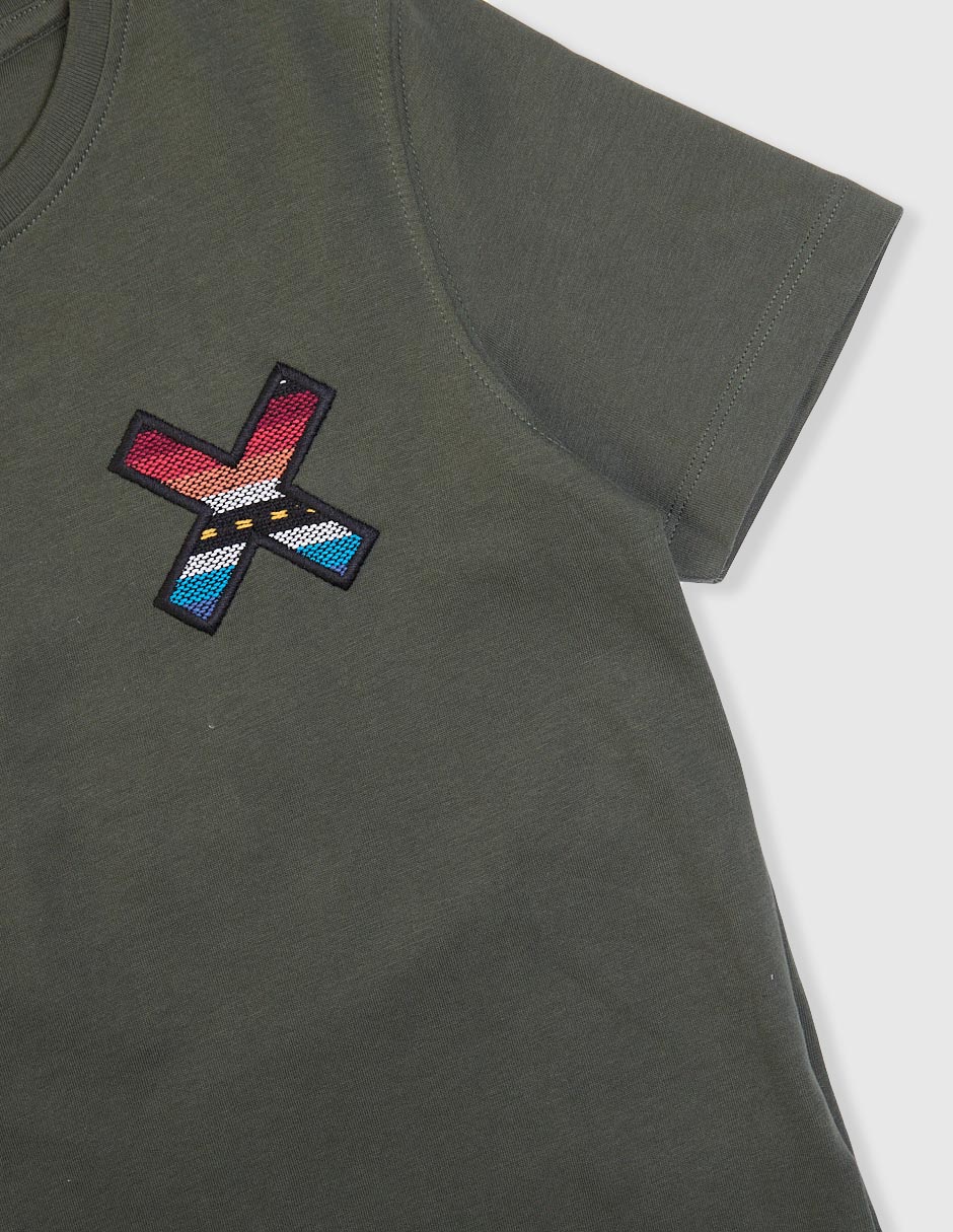 Playera manga corta para niño