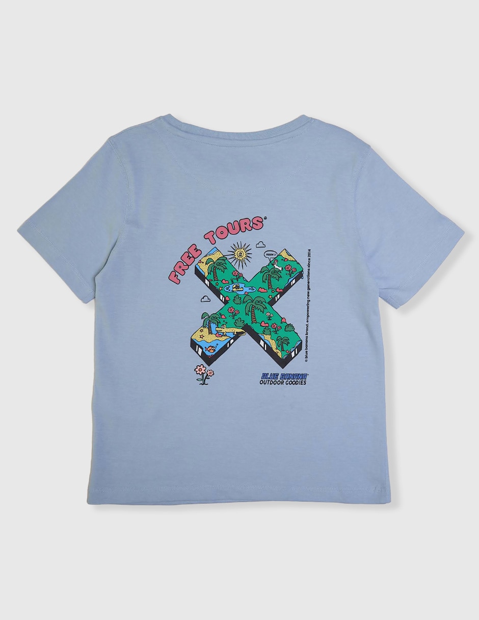 Playera manga corta para niño