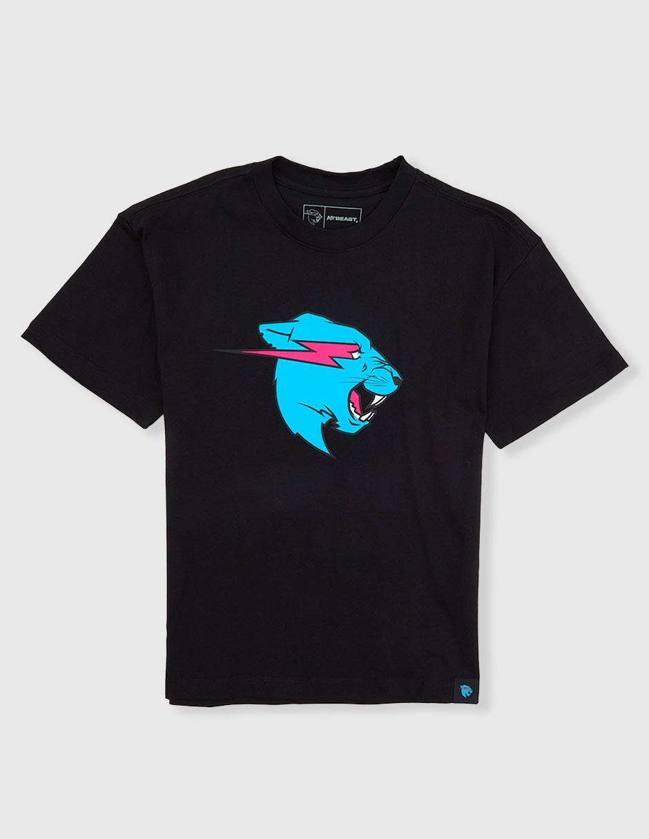 Imagen de producto Playera Mr. Beast manga corta para niño