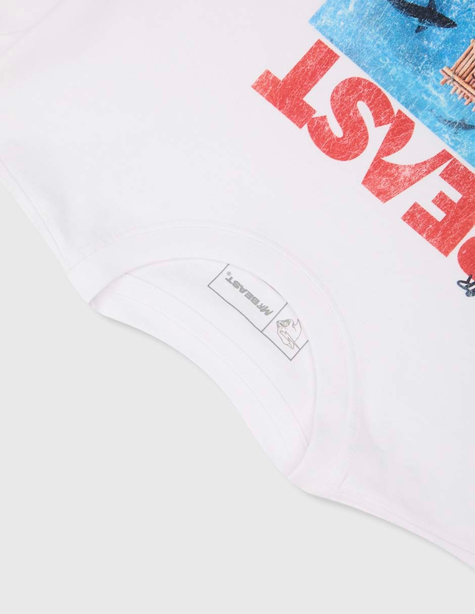 Playera Mr. Beast manga corta para niño