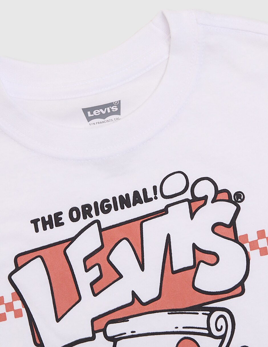 Playera Levi's manga corta para niño