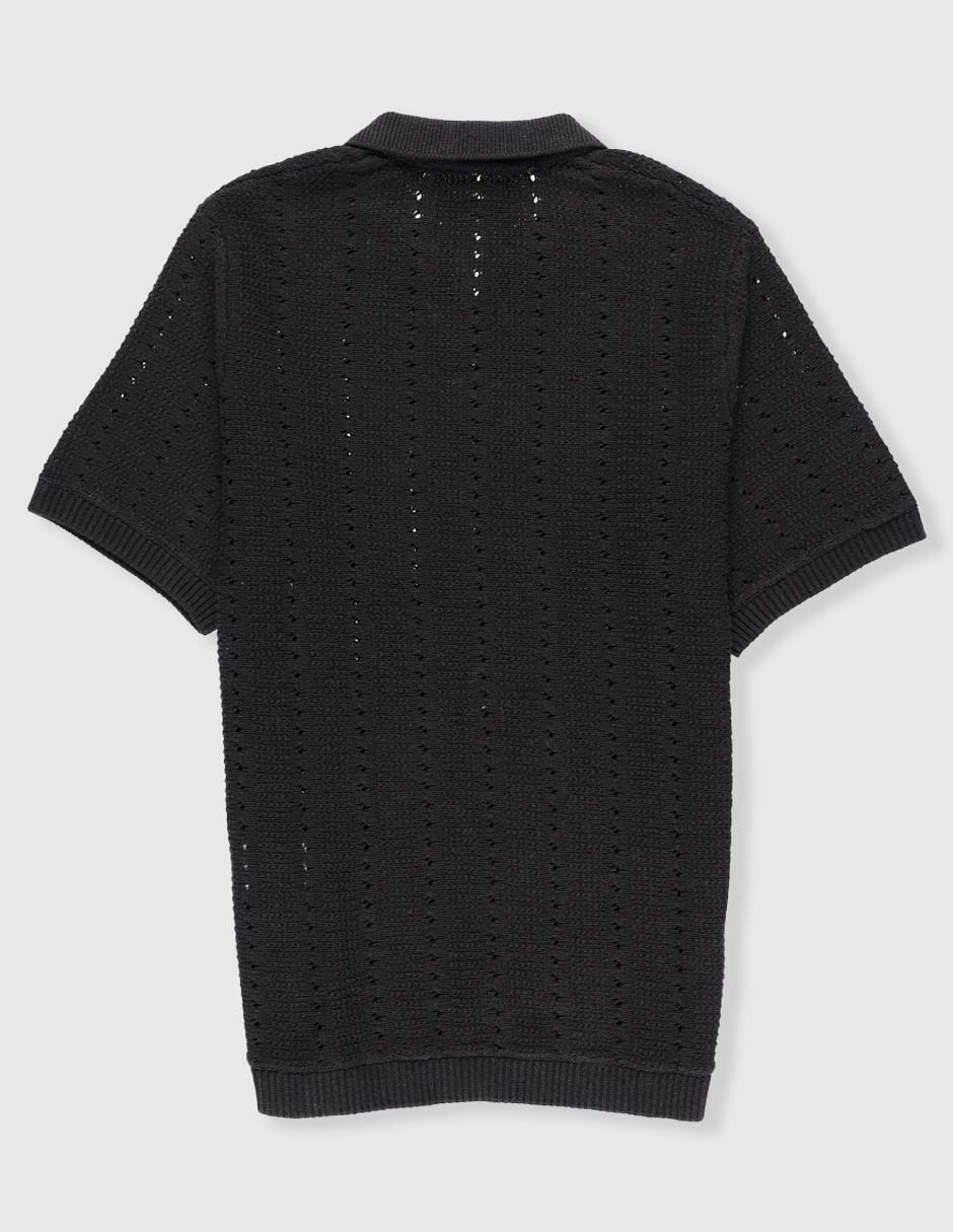 Playera tipo polo de algodón para niño 4