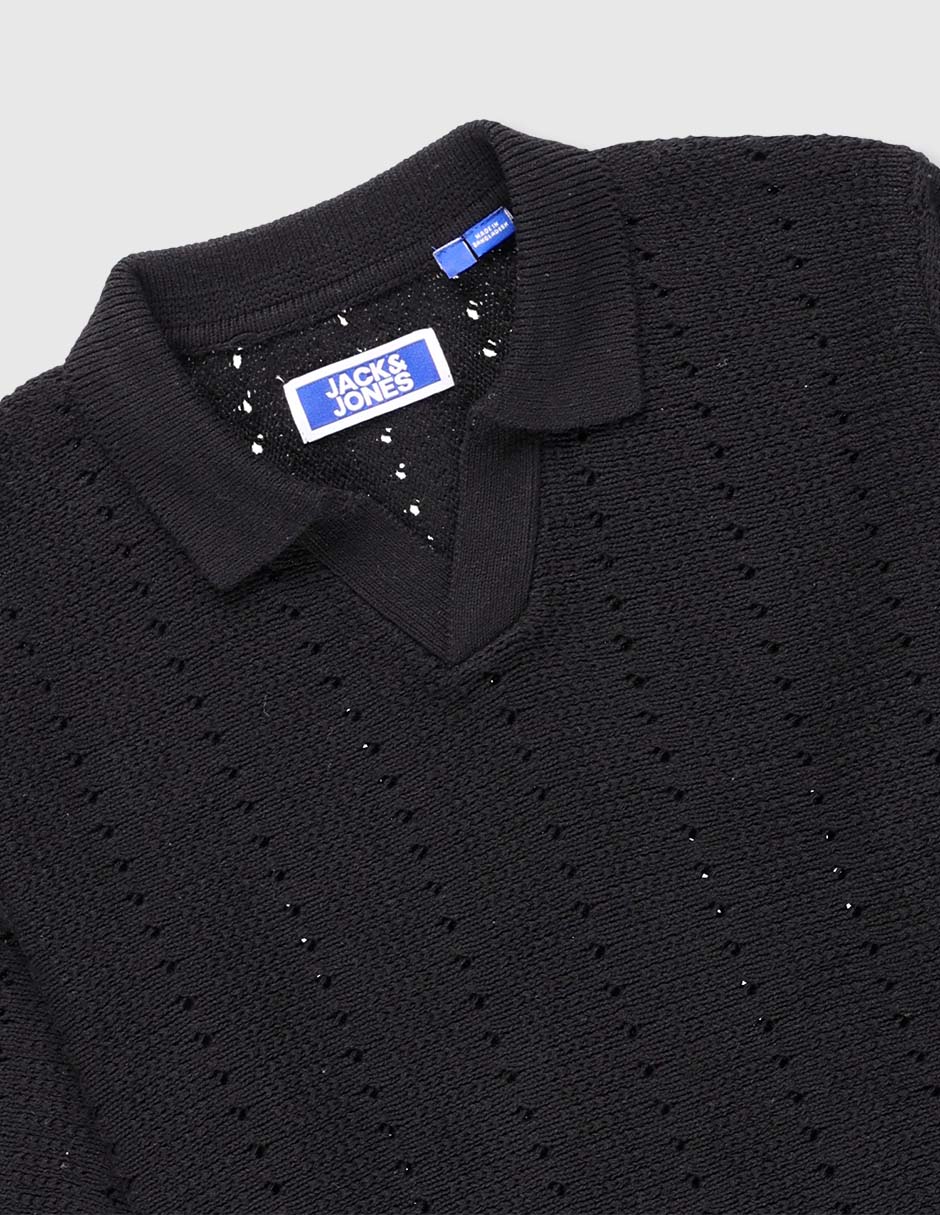 Playera tipo polo de algodón para niño 3