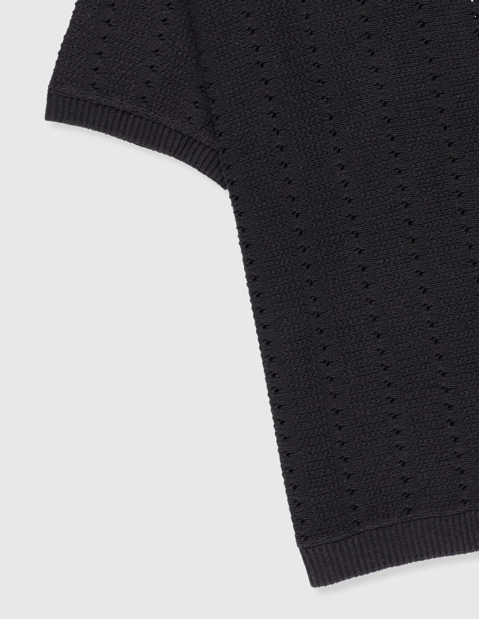Playera tipo polo de algodón para niño 2
