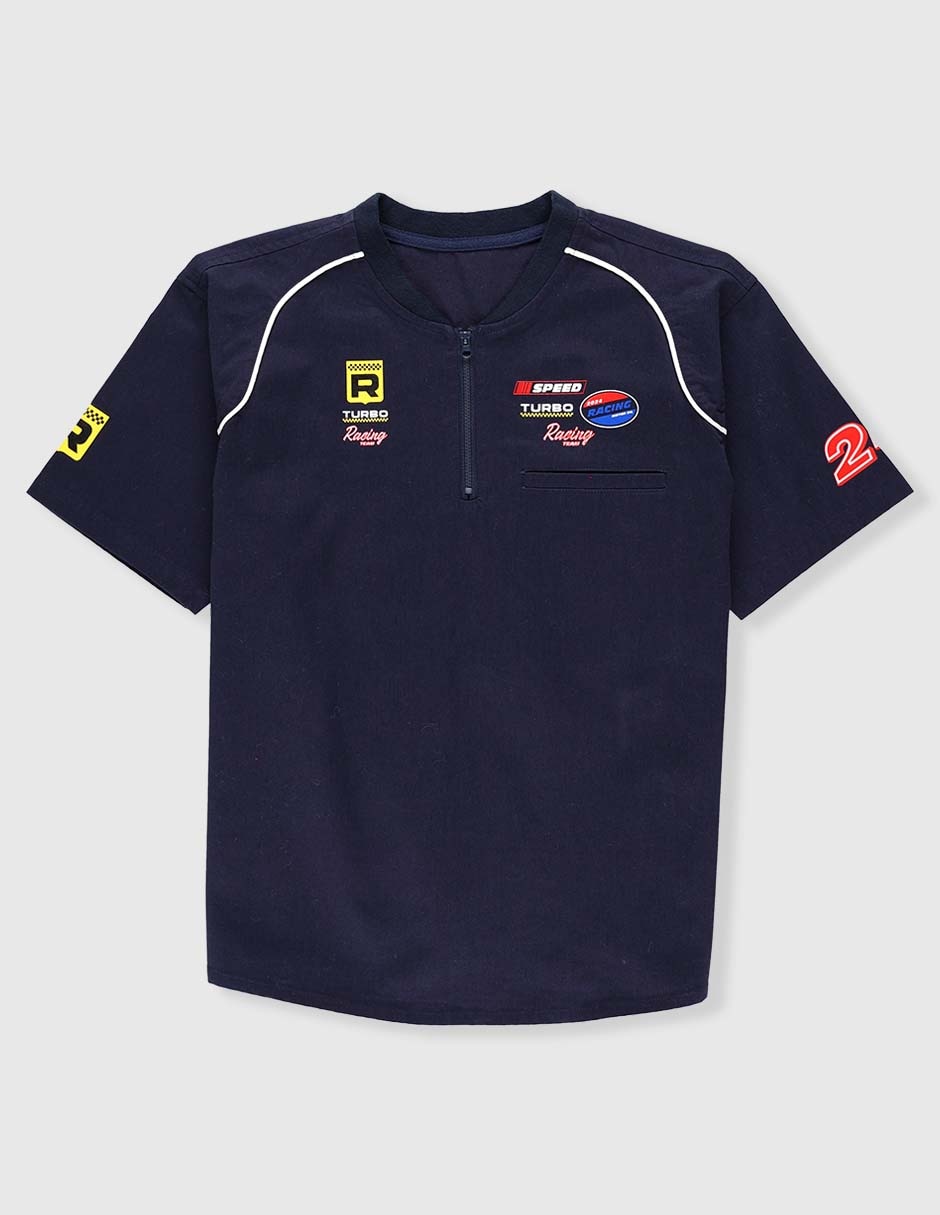 Playera tipo polo That's It Racing team de algodón para niño
