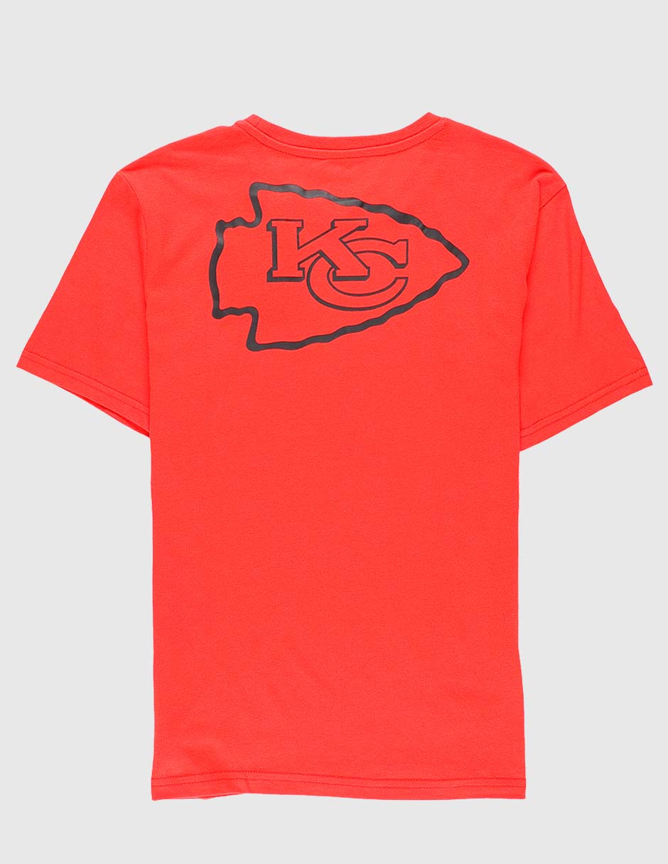 Playera Kansas City Chiefs manga corta para niño 5
