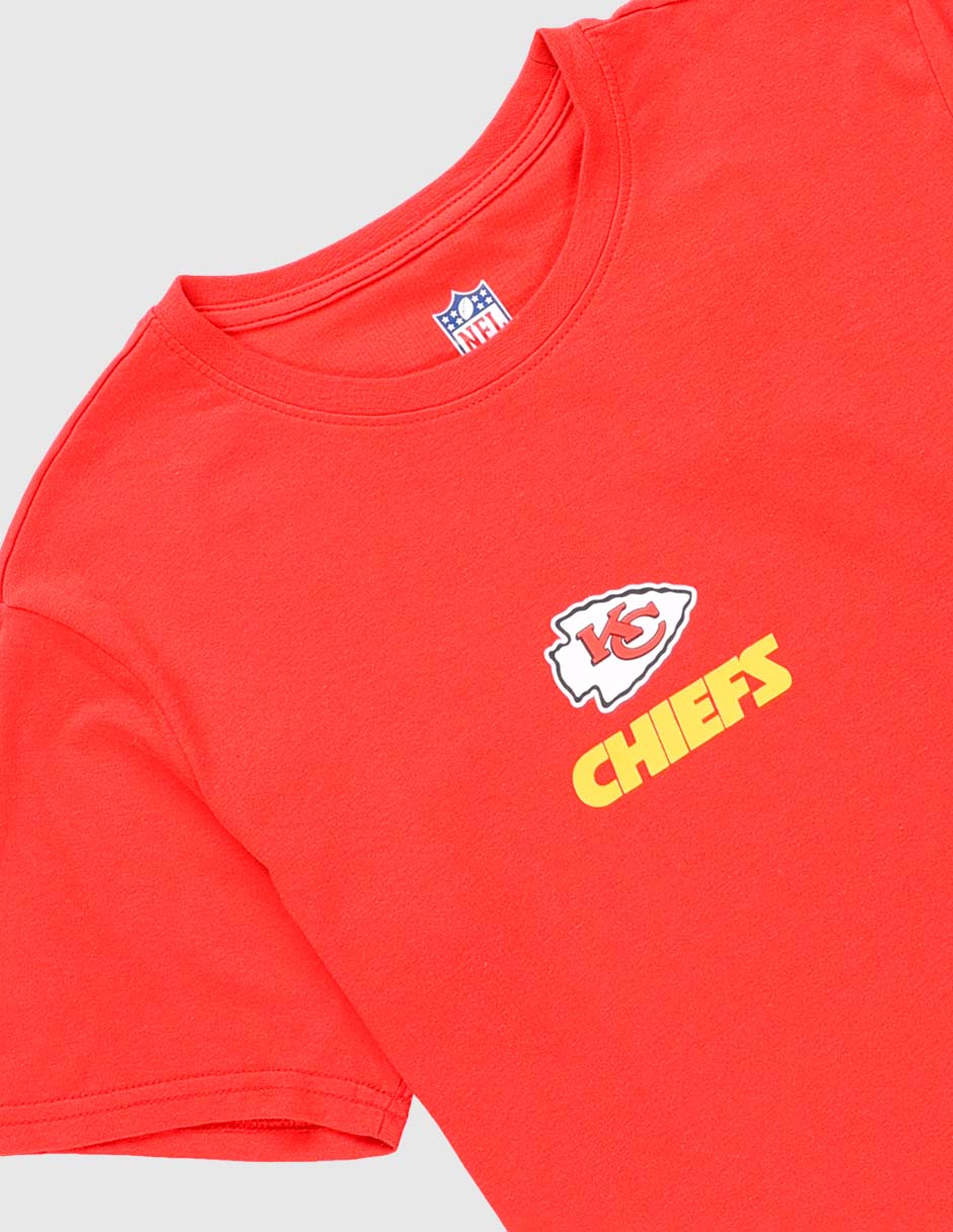 Playera Kansas City Chiefs manga corta para niño 6