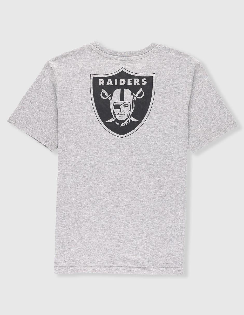 Playera NFL Raiders manga corta para niño