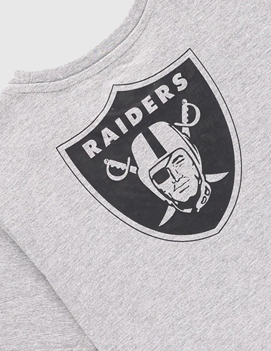 Playera NFL Raiders manga corta para niño