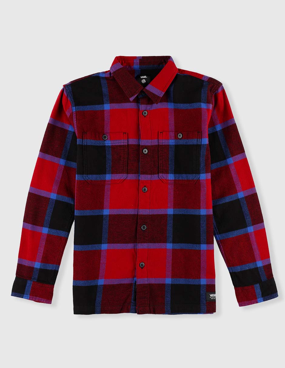 Camisa casual de algodón manga larga para niño