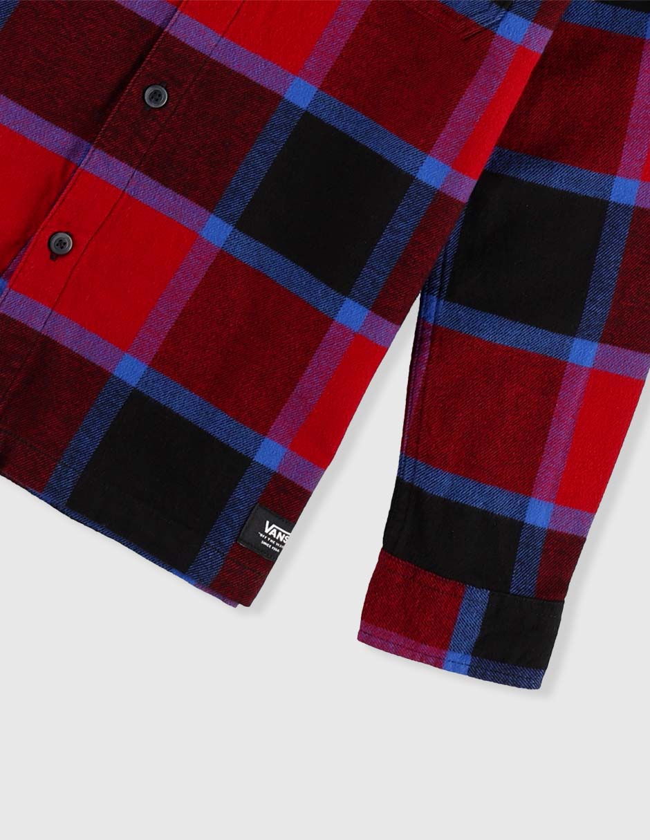 Camisa casual de algodón manga larga para niño