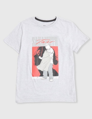 Playera Taro Sakamoto Days manga corta para niño Playera Taro Sakamoto Days manga corta para niño