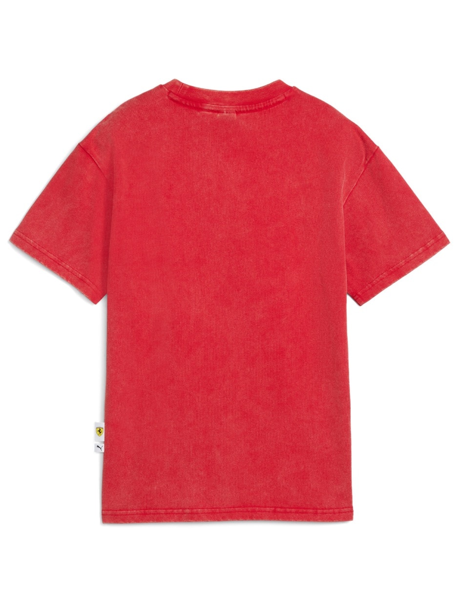 Playera Ferrari Ferrari Sportswear Kids Car Graphic Tee manga corta para niño 4