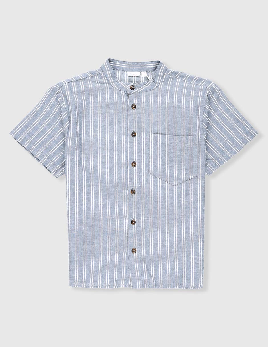 Camisa casual Name It de algodón manga corta para niño