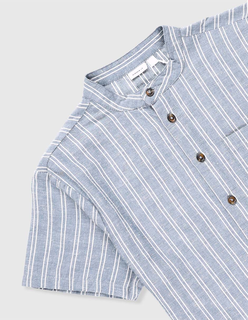 Camisa casual Name It de algodón manga corta para niño