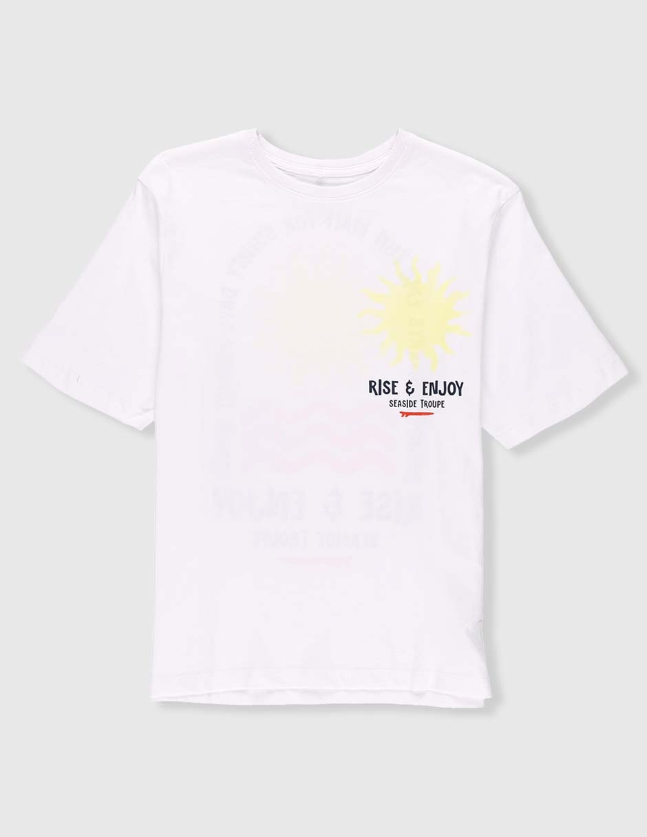 Playera manga regular para niño 1