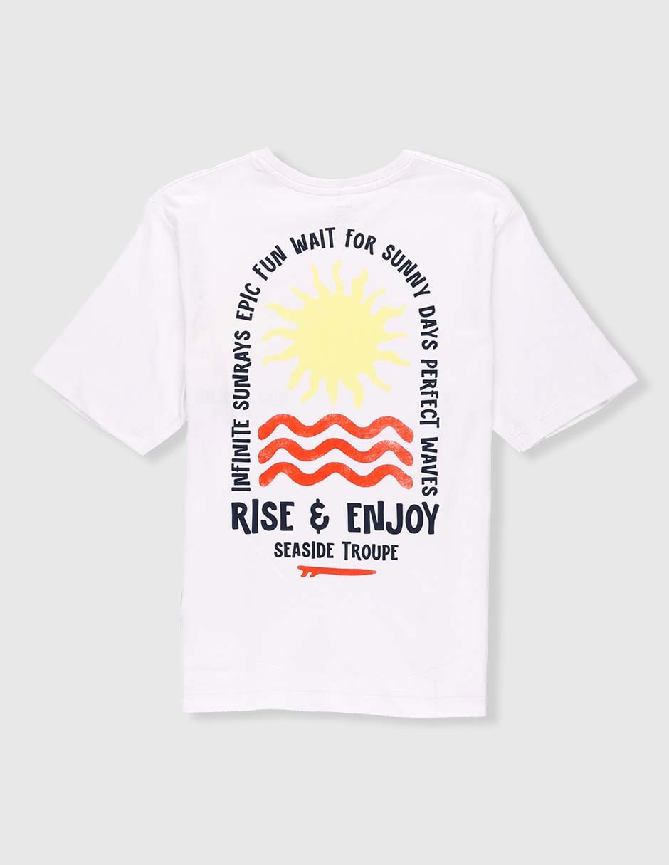 Playera manga regular para niño 4