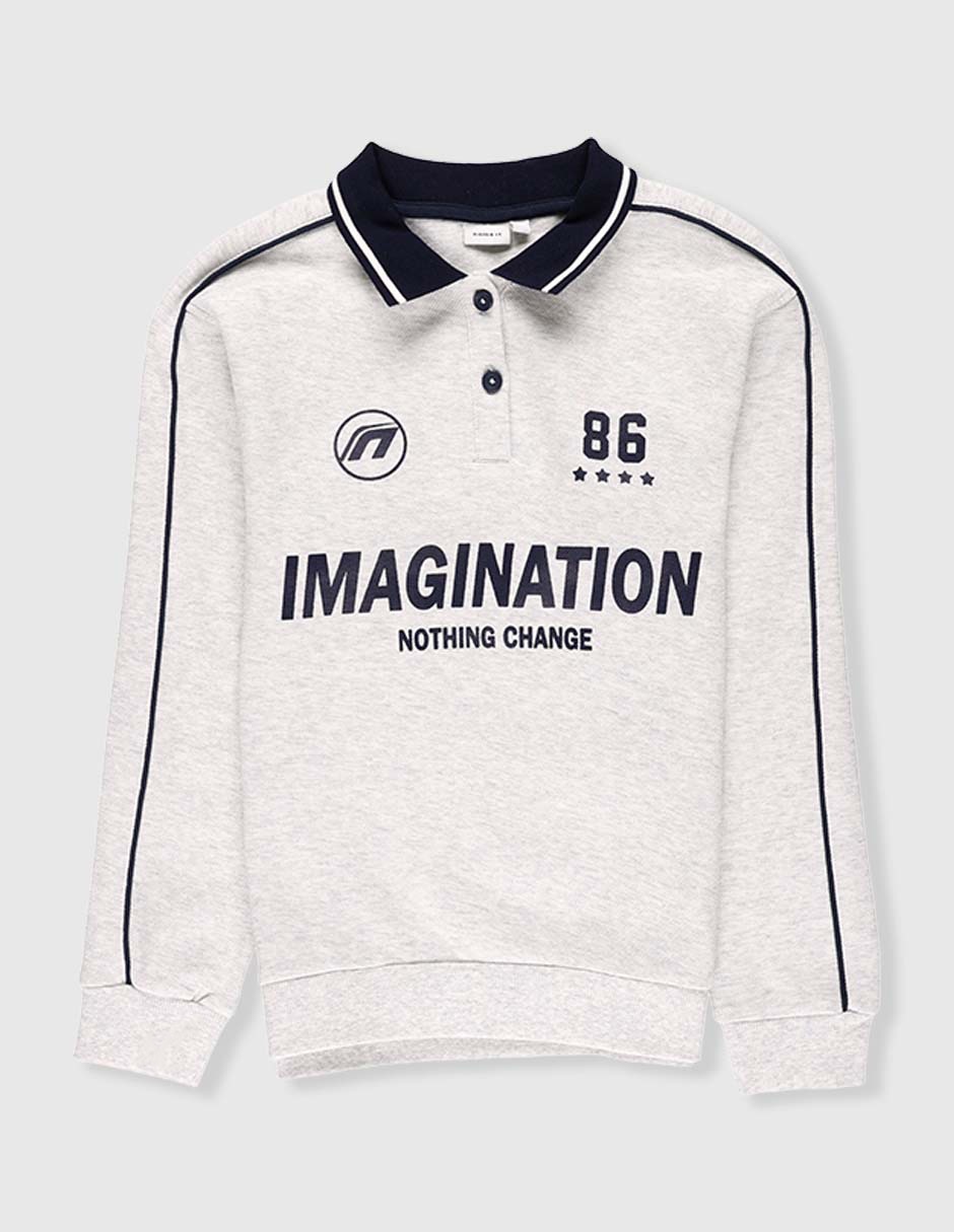 Playera tipo polo para niño 1