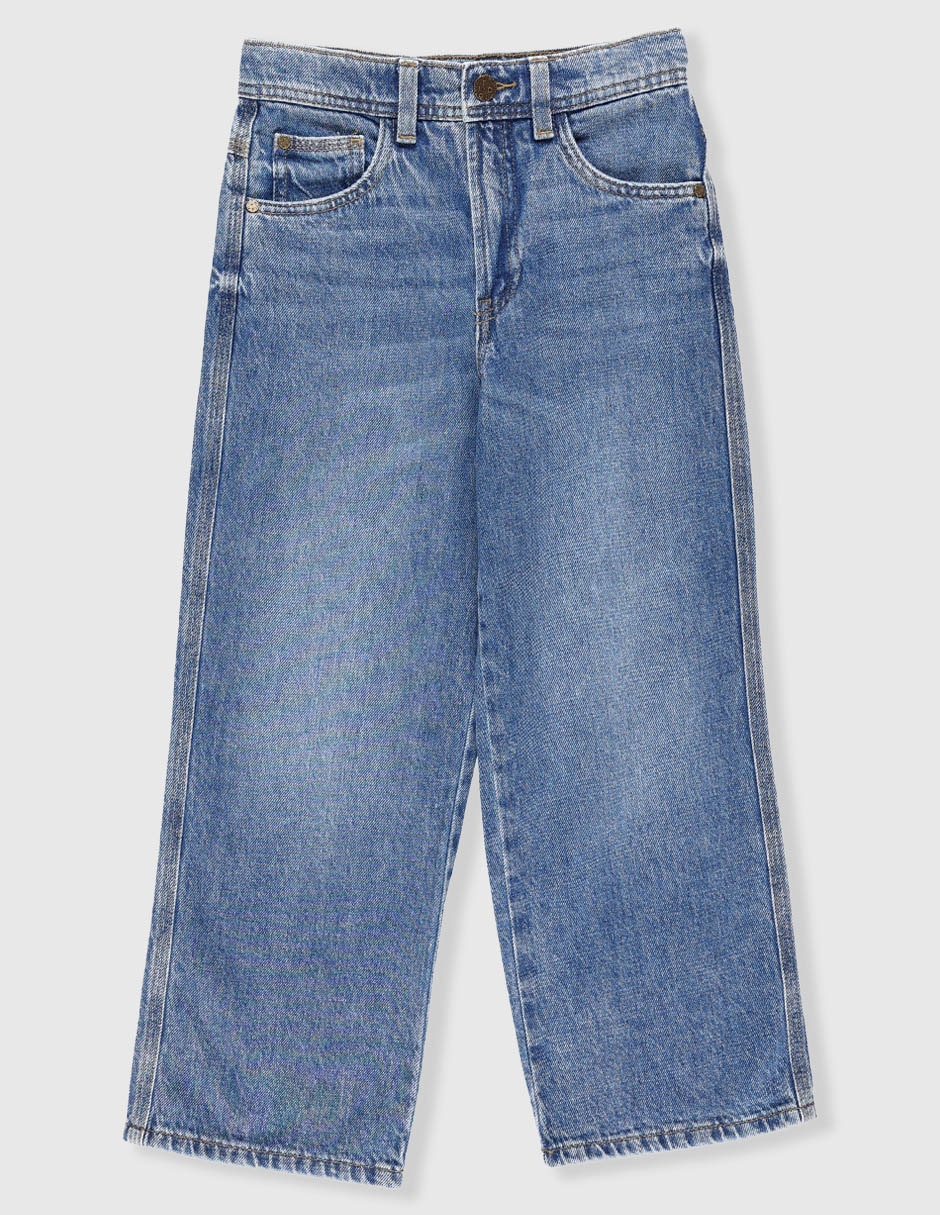 Jeans amplio Name It lavado obscuro para niño