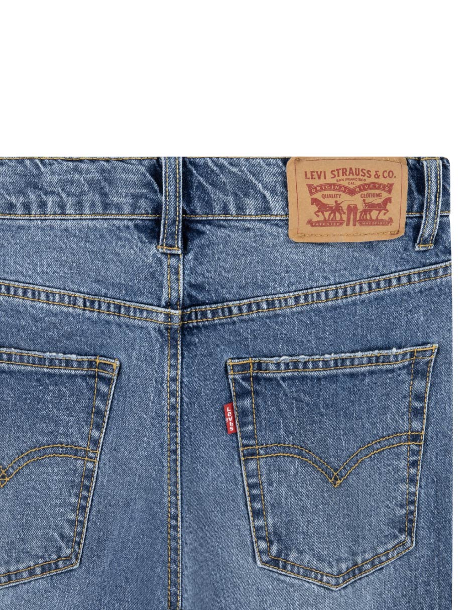 Jeans amplio Levi's 91L229-BGN lavado medio para niño