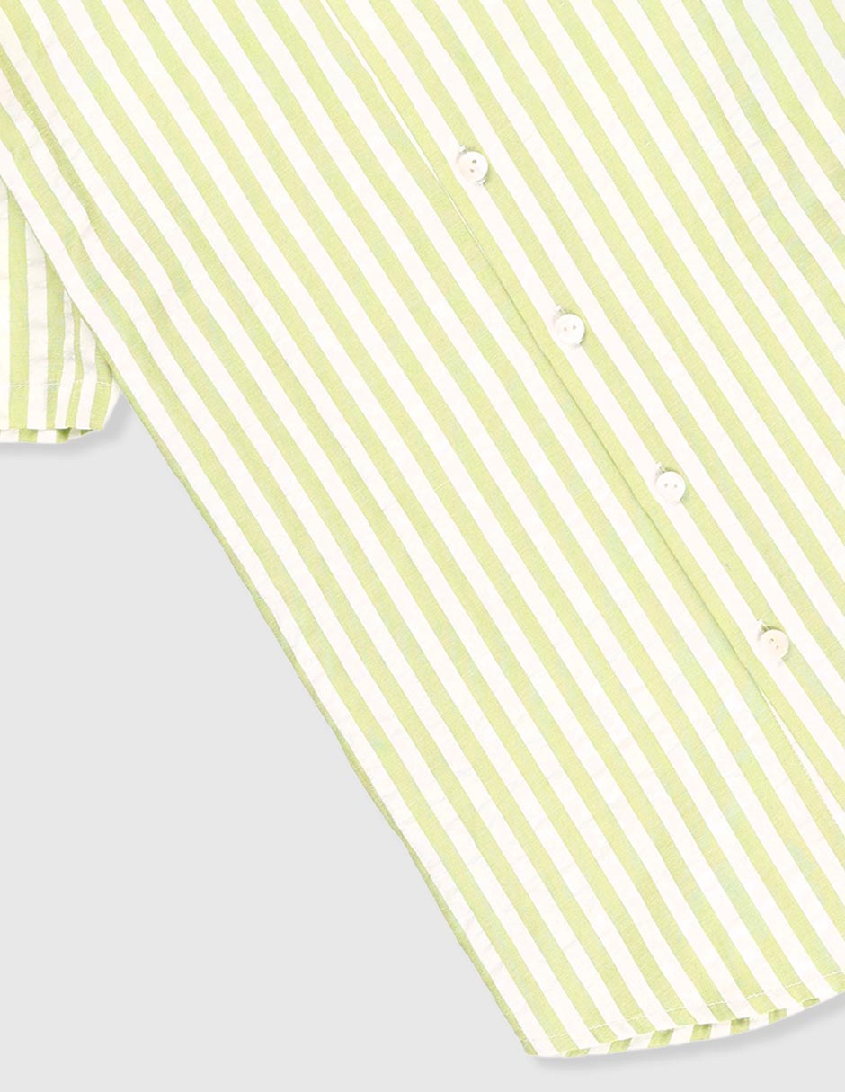 Camisa casual manga corta para niño 4