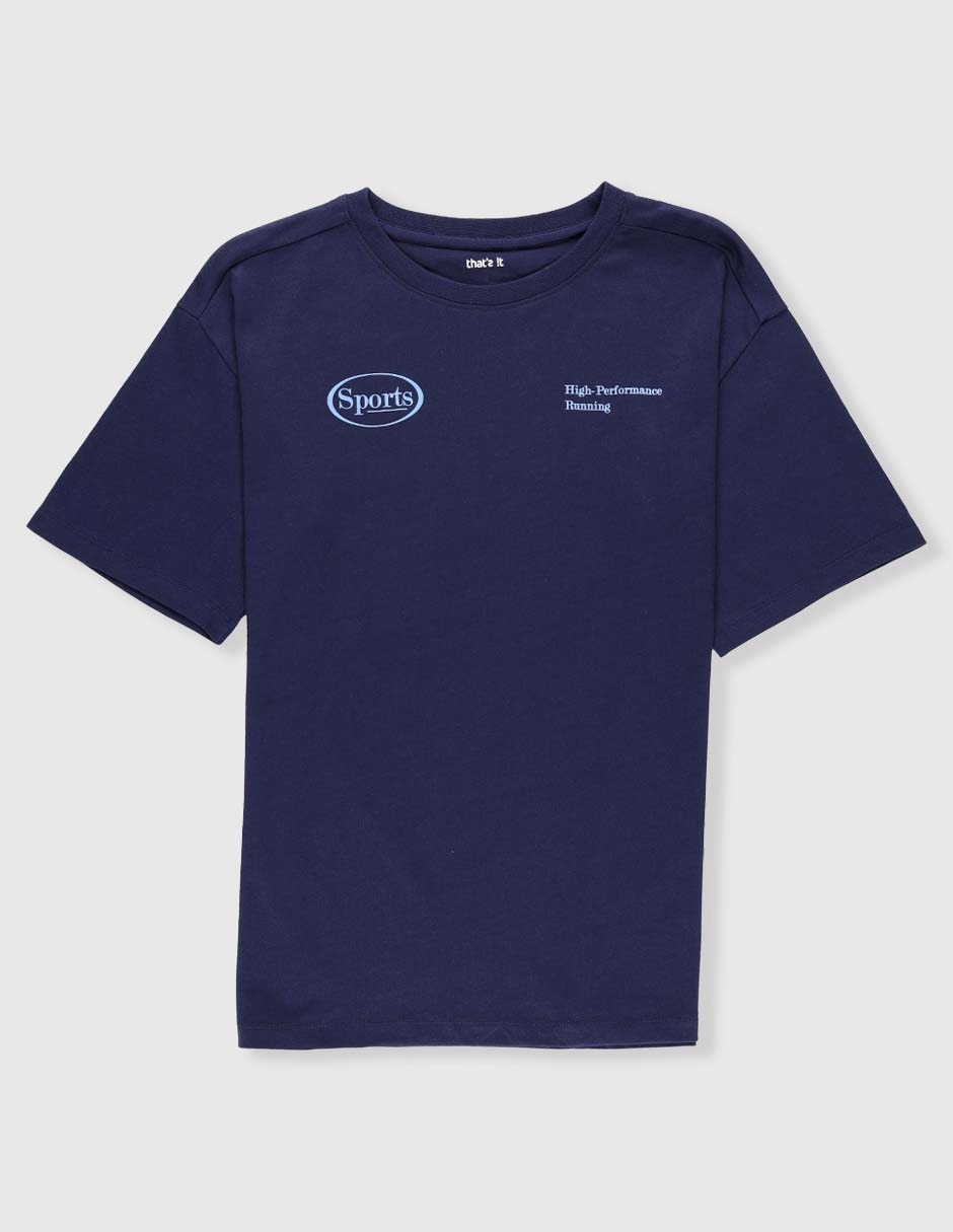 Playera That's It High - Performance Running manga corta para niño