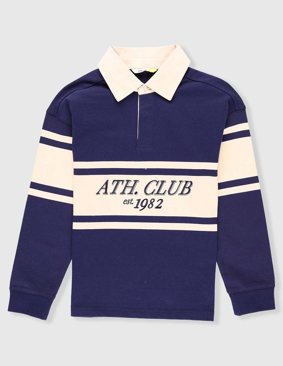 Playera tipo polo That's It de algodón para niño