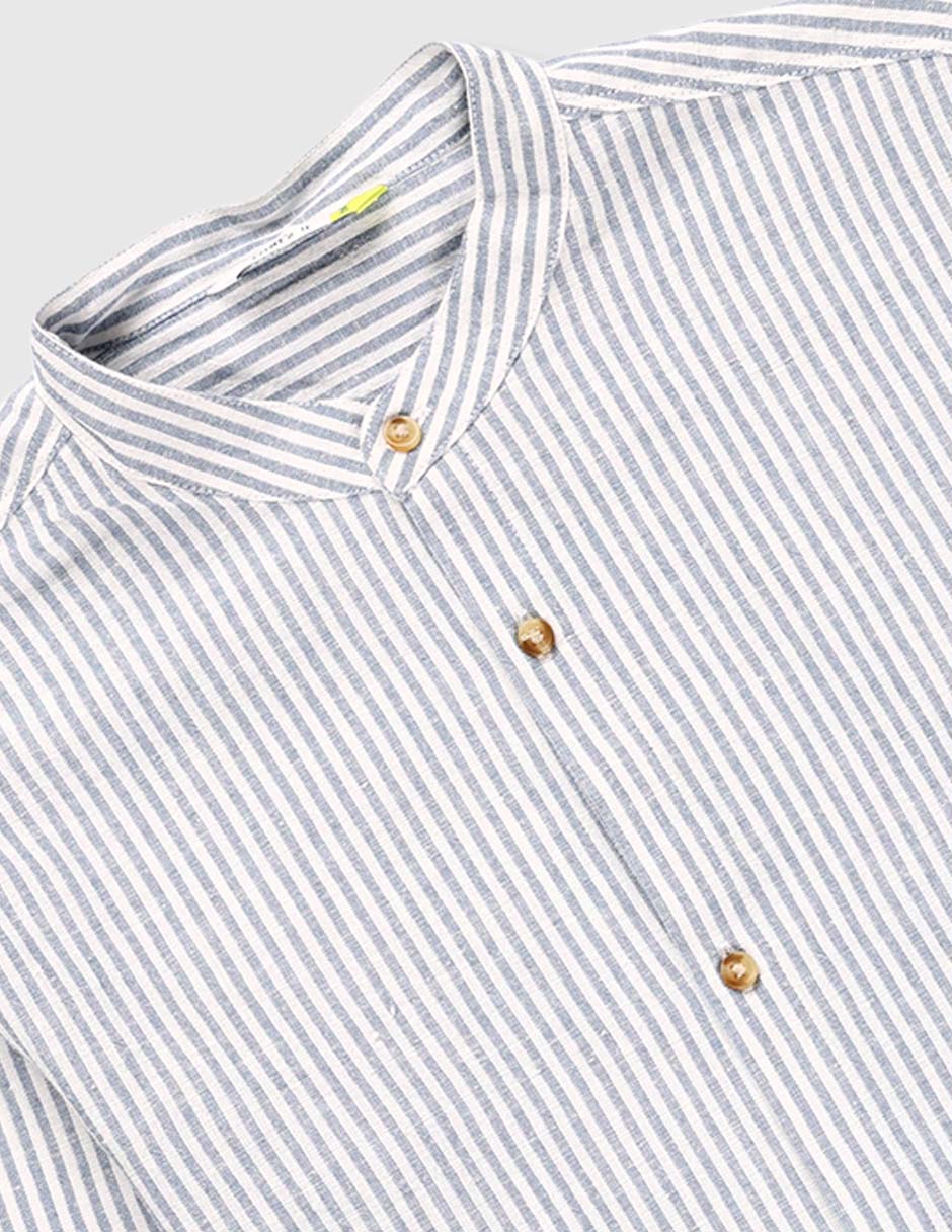 Camisa casual de algodón manga larga para niño
