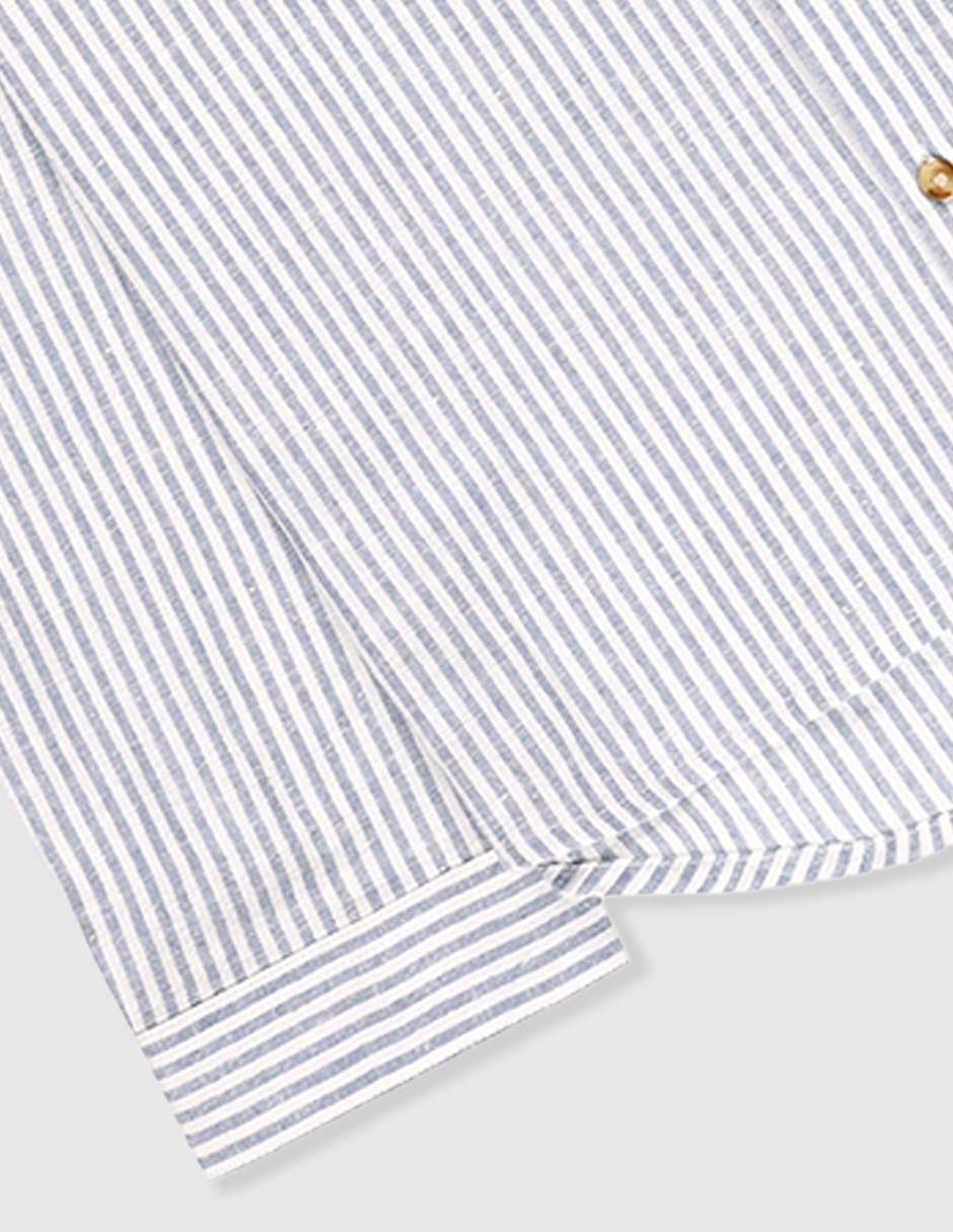 Camisa casual de algodón manga larga para niño