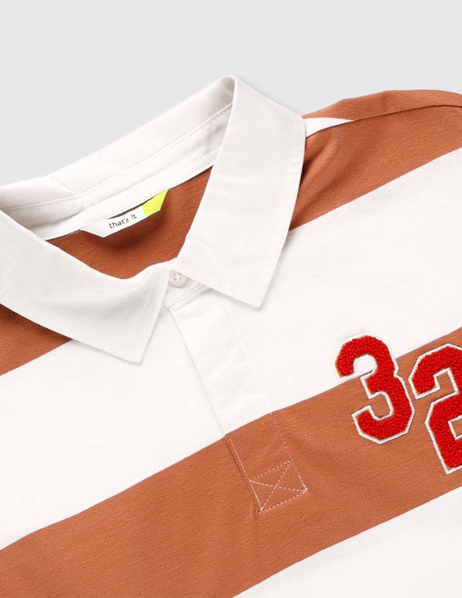 Playera tipo polo That's It para niño