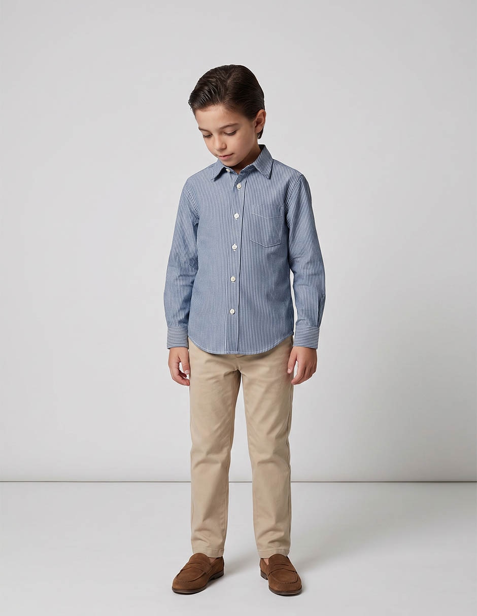 Camisa de algodón para niño