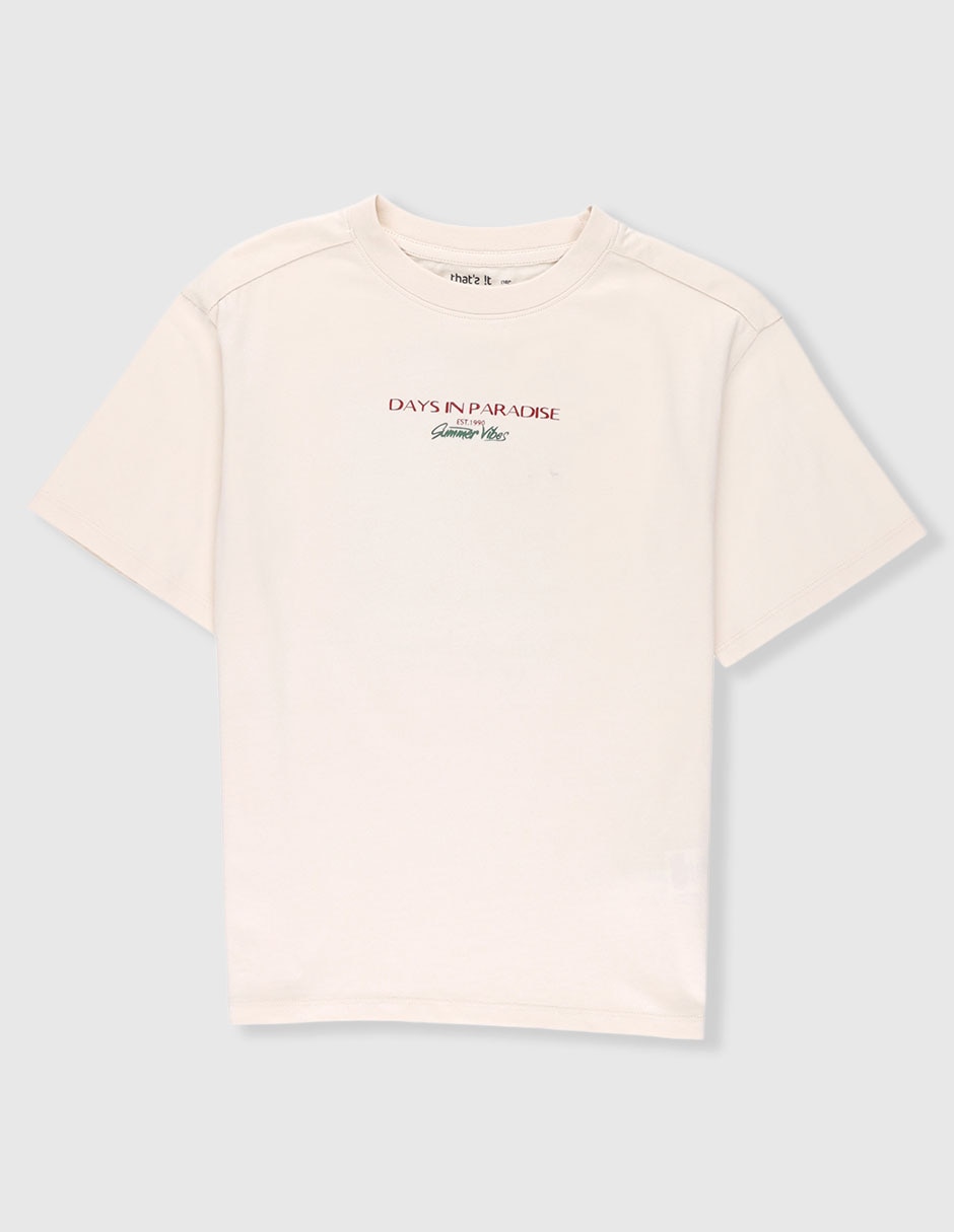 Playera That's It manga corta para niño