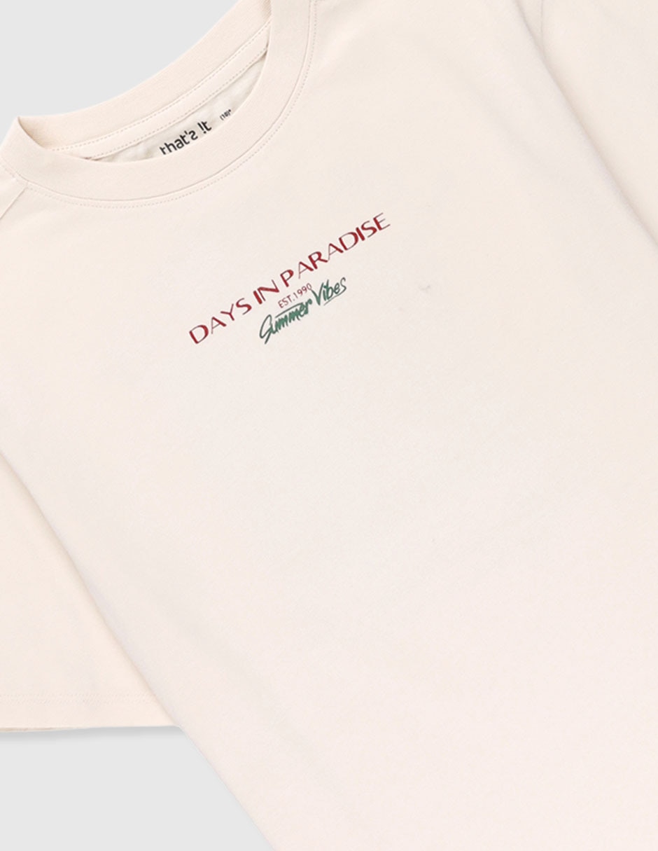 Playera That's It manga corta para niño
