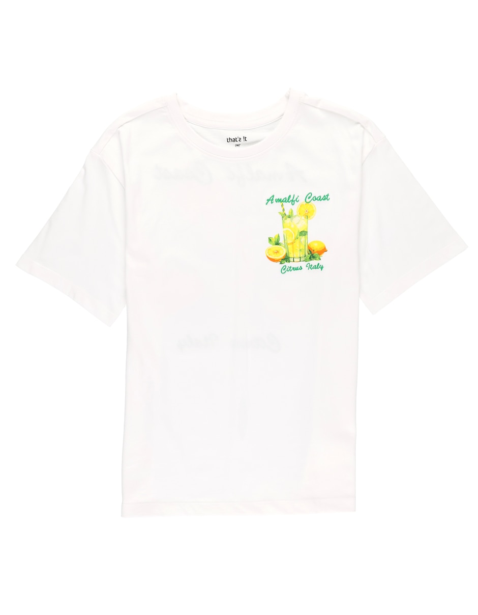 Playera manga corta para niño