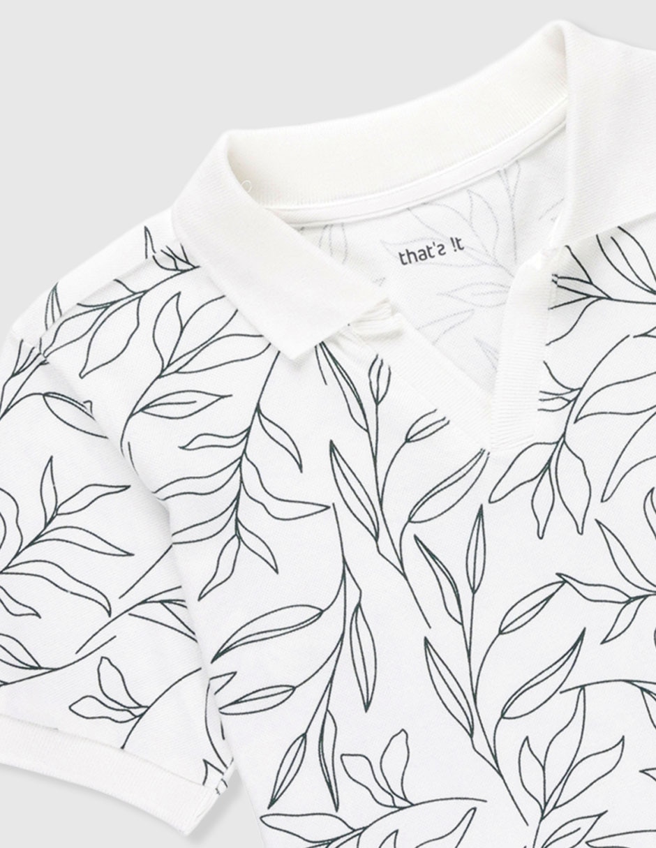 Playera tipo polo That's It para niño